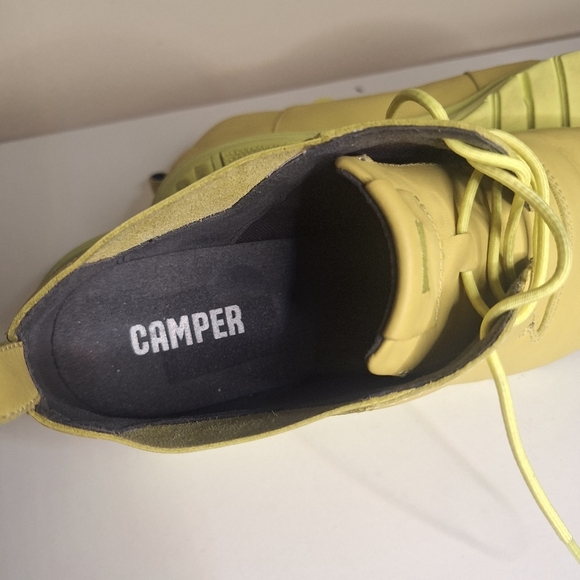 Camper Drift Yellow Ankle Boots Size 41 - Picture 6 of 9